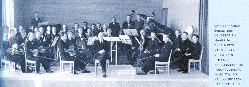 Lappeenrannan orkesteri. Kuva. Etelä-Karjalan museo